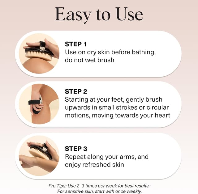 Thumbnail 6 de Kitsch Dry Brushing Body Brush for Lymphatic Drainage