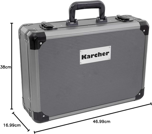 Detalle de Karcher kit d’outils 101 pièces : mallette compacte avec marteau, tournevis, clés à douille et accessoires