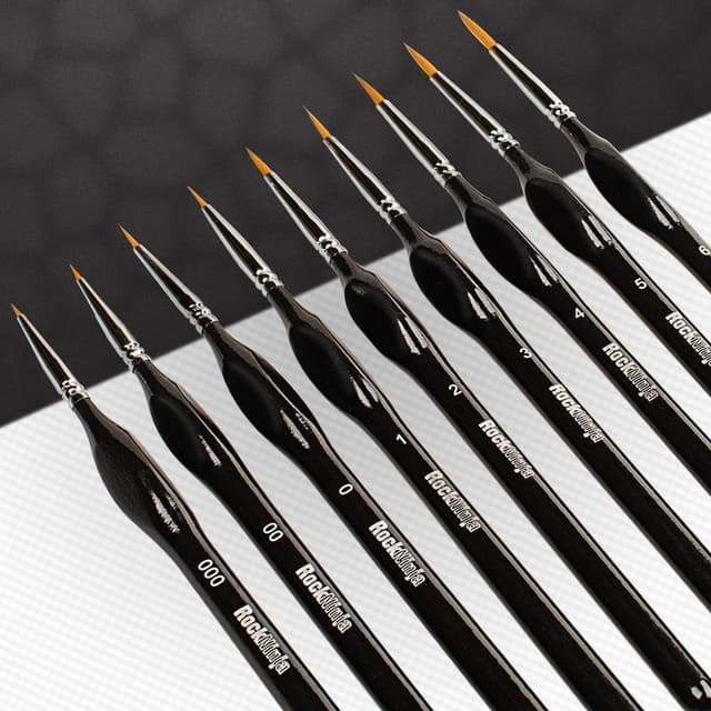 Thumbnail 6 de Detail Paint Brush Set 9pcs for fine work