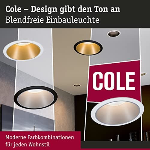 Detalle 2 de Paulmann 93410 Luminaria empotrable LED 3×6,5 W