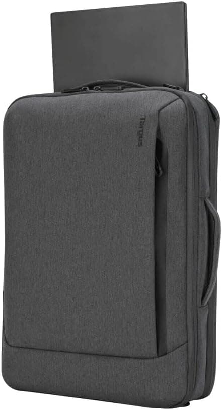 Detalle de Targus TBB58702GL Cypress 15,6": konvertierbarer Rucksack mit EcoSmart und gepolstertem Laptop-Fach