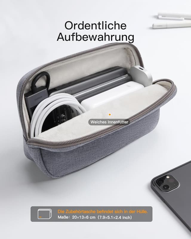 Detalle 1 de Inateck 360° Laptoptasche für 14 Zoll