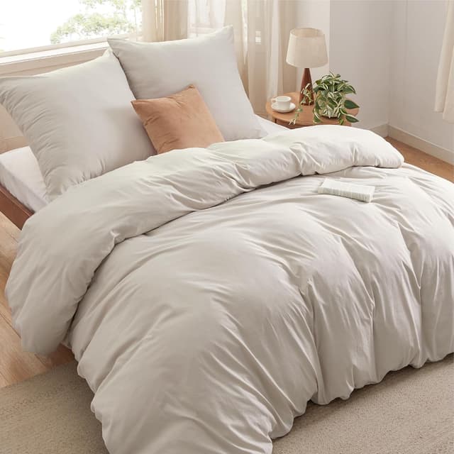 Thumbnail 1 de BEDSURE Bettwäsche 200x200 weich und atmungsaktiv