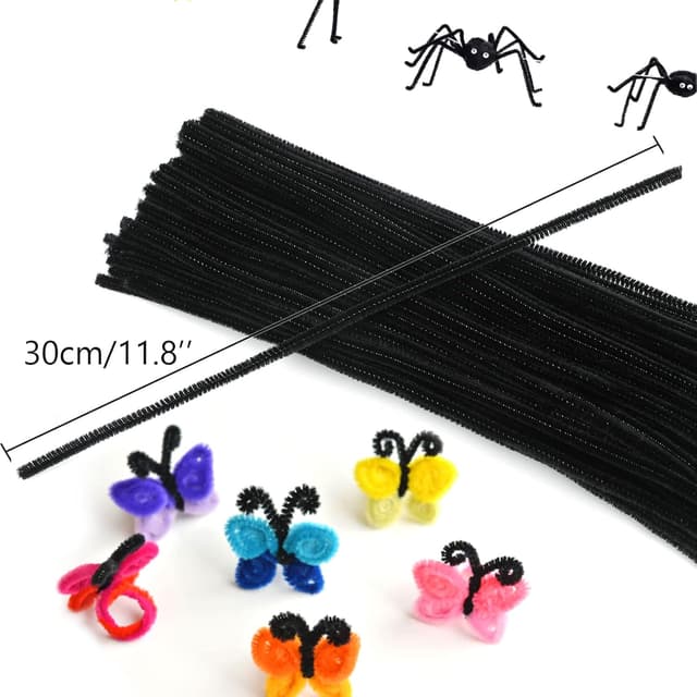 Thumbnail 1 de G2PLUS Black Pipe Cleaners 30cm for Craft