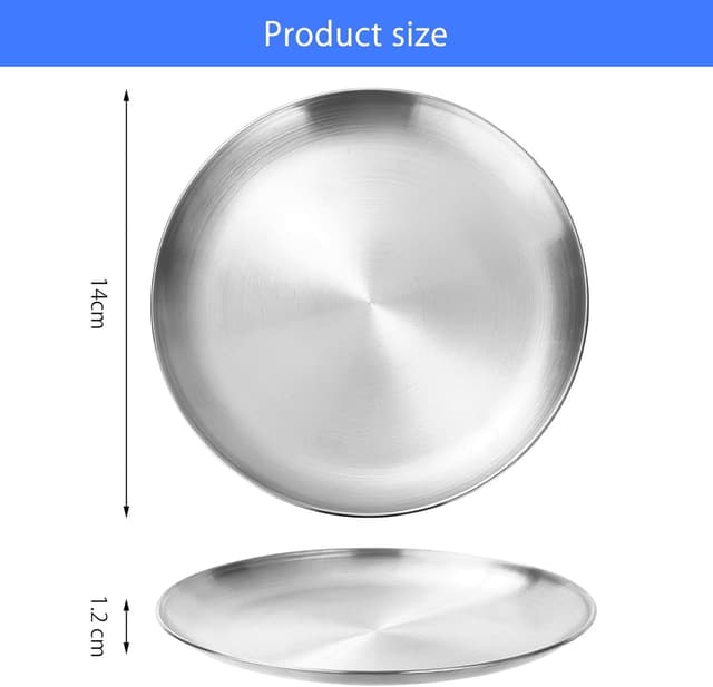 Thumbnail 2 de UOCAI Katzennapf Flach Edelstahl 14 cm