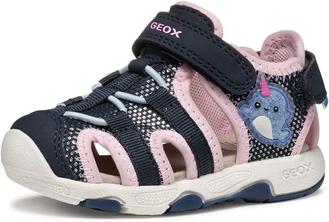 Detalle de Geox Baby Mädchen Sandale „Multy GirlSandal“ – atmungsaktiv für warme Tage