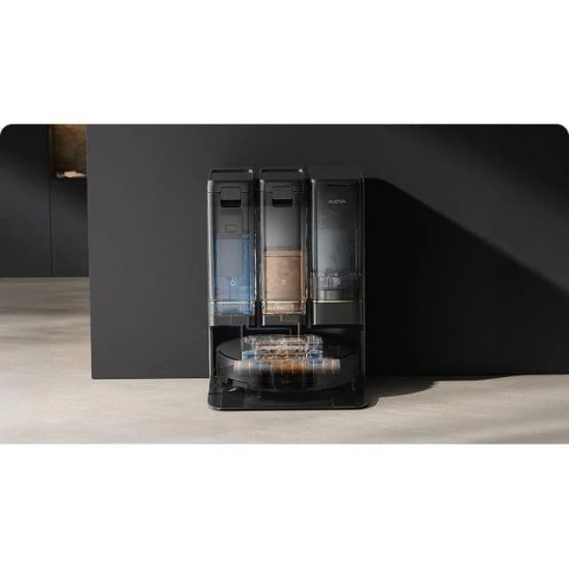 Detalle de Mova V50 Ultra: robot aspirador y fregasuelos con autovaciado y navegación LiDAR