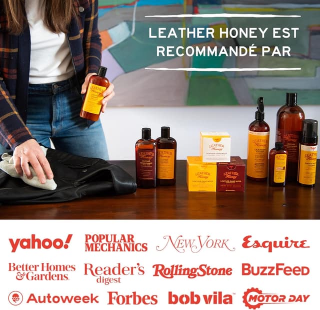 Detalle de LEATHER Honey Nettoyant daim non toxique pour daim et nubuck (mousse) — entretien chaussures, bottes, UGGs et accessoires