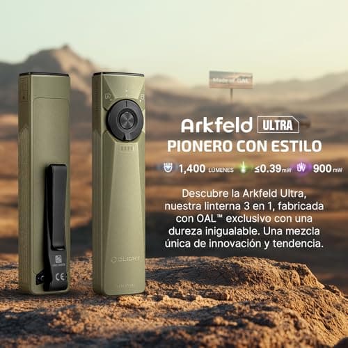 Detalle 2 de OLIGHT Arkfeld Ultra 1.400 LM linterna recargable 🕯