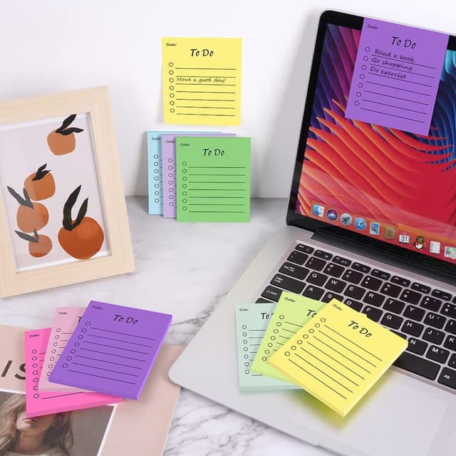 Thumbnail 5 de Vicloon Foglietti Adesivi a Righe 450 fogli