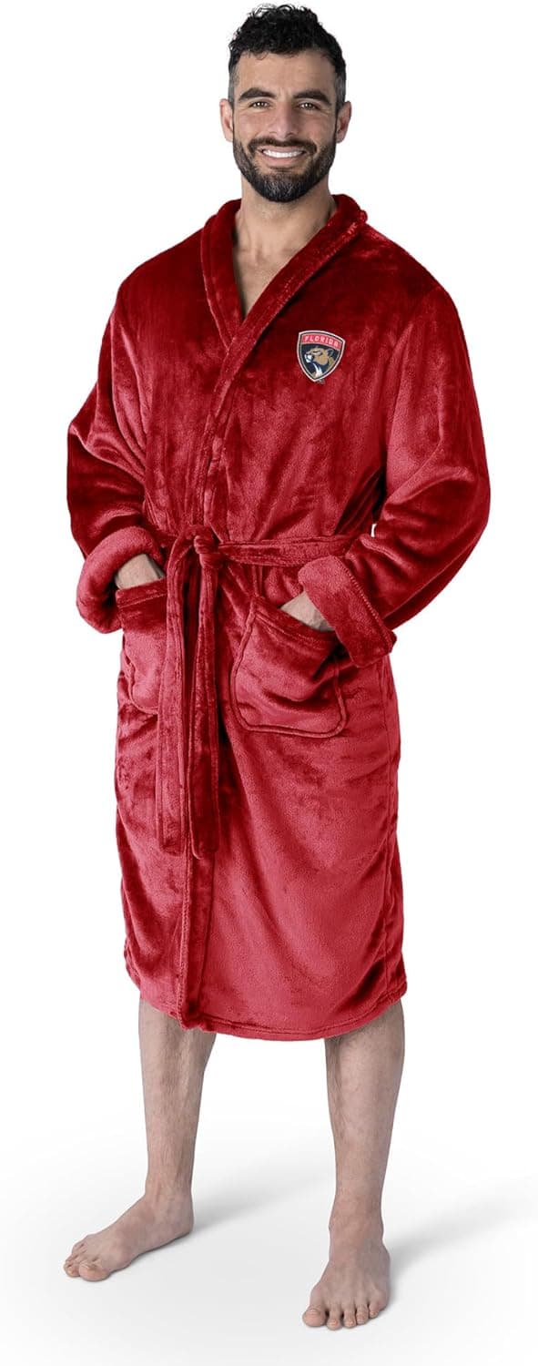 Detalle 2 de Northwest NHL Silk Touch Bath Robe (Large/X-Large)