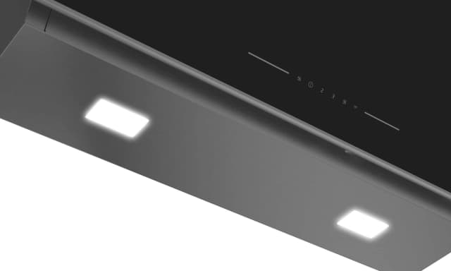 Detalle 1 de Beko BHCA96641BBHS campana con Booster 712 m³/h