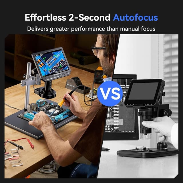 Detalle 2 de TOMLOV TM4K-AF Max 10.1" 4K Autofocus Microscope