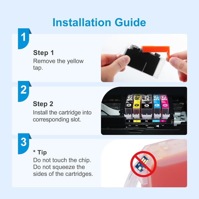 Thumbnail 4 de Uniwork PGI-525 CLI-526 20er-Pack Druckerpatronen 🖨