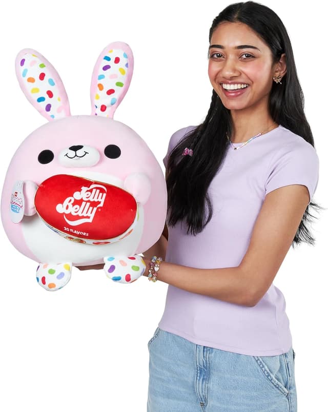 Detalle 2 de Snackles Serie 2 Snackle 35 cm (Flossie) von ZURU – kuscheliges Plüschspielzeug mit Snack-Marken-Accessoire