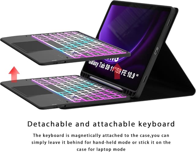 Detalle 2 de Vankeypad Custodia tastiera per Tab S10 Lite 10,9