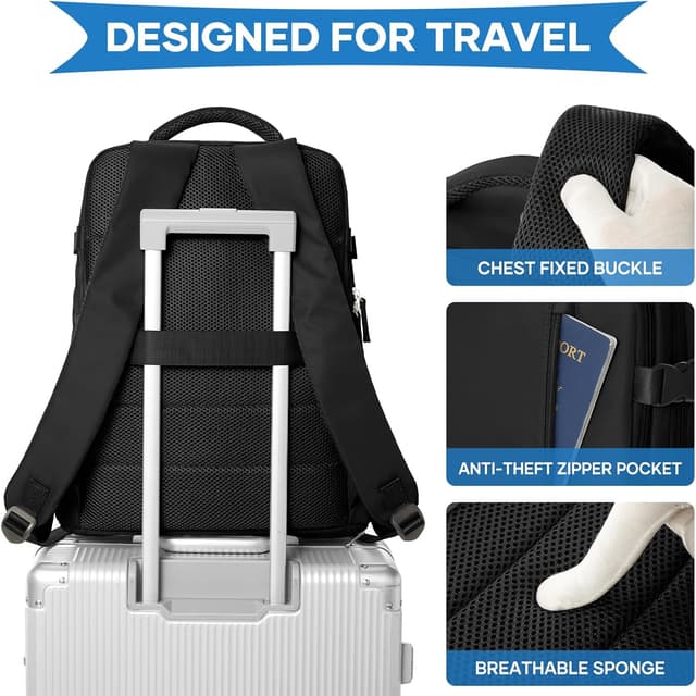 Thumbnail 5 de WONHOX Large Travel Backpack