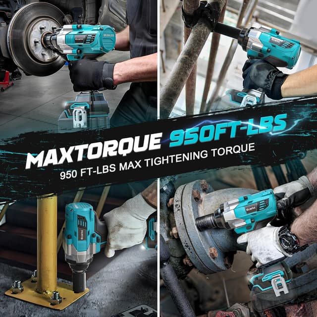 Detalle 2 de Ecarke Akku-Schlagschrauber 1400 Nm Set