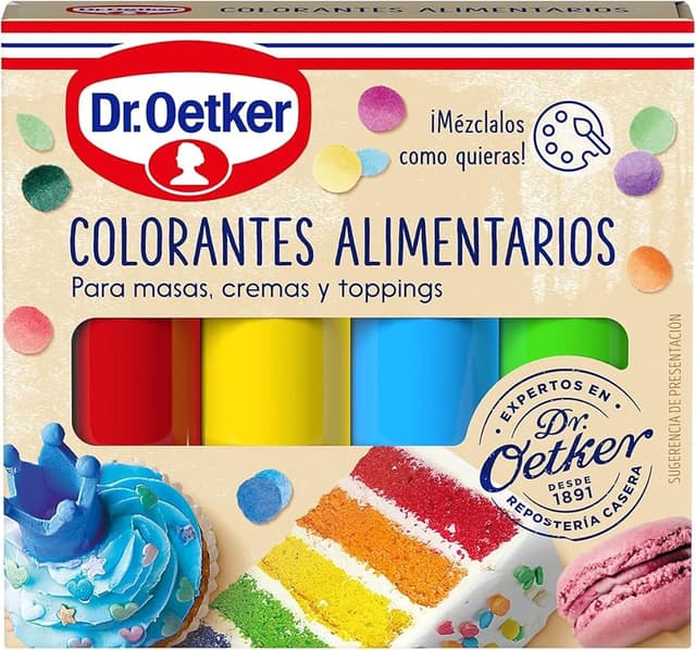 Thumbnail 3 de DR. OETKER Colorantes Alimentarios 17 unidades 🌈