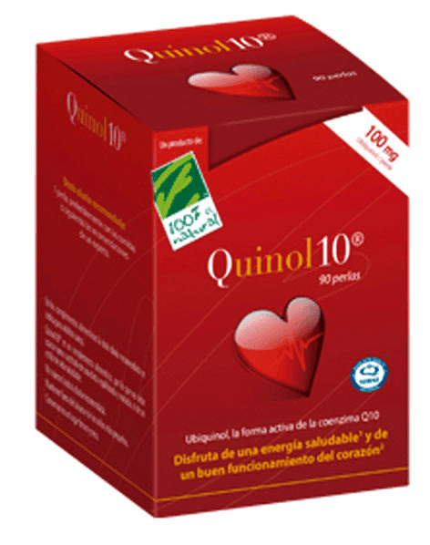 Imagen de 100% Natural Quinol10 Ubiquinol 100 mg, 90 perlas en OfertitasTOP