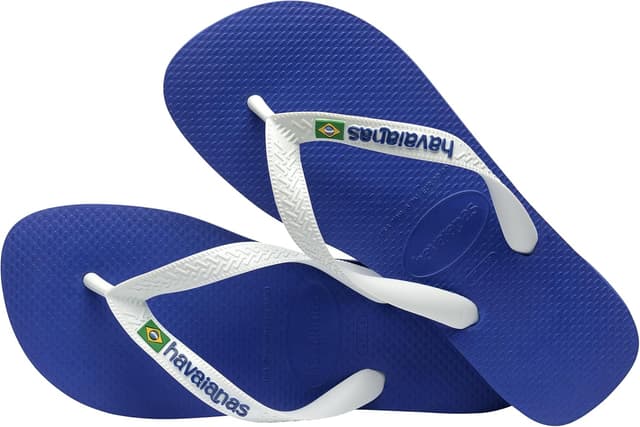 Detalle de Havaianas Femme Hav.Slim : des sandales tongs bleu marine au confort au quotidien