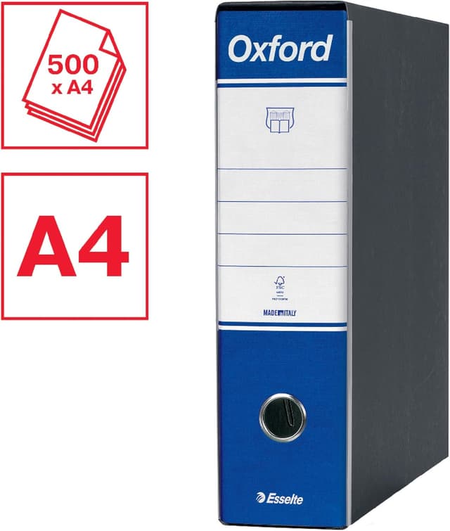 Detalle 2 de Esselte OXFORD G83 Registratore formato 23x30 cm 8 cm