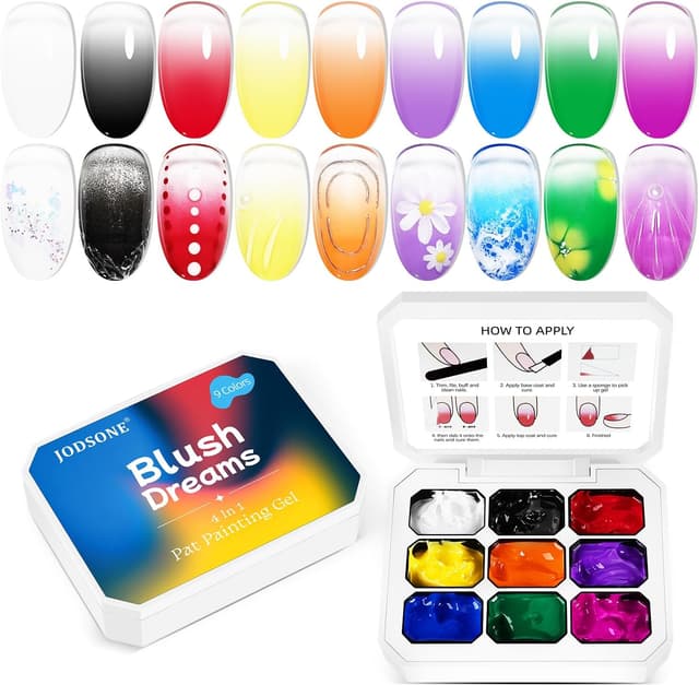 Imagen de JODSONE Set smalti gel 9 colori per french e sfumature 💅 en OfertitasTOP