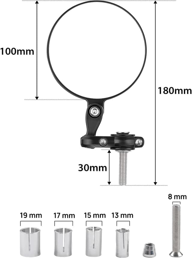 Thumbnail 5 de KEMIMOTO CNC Motorradspiegel 360° drehbar