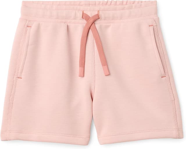 Detalle de Amazon Essentials Girls Athletic Regular Fit Workout Shorts with Pockets (Active Sweat)