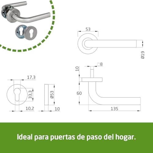 Detalle 2 de Jeu de poignées Amig 4RBX ⚙