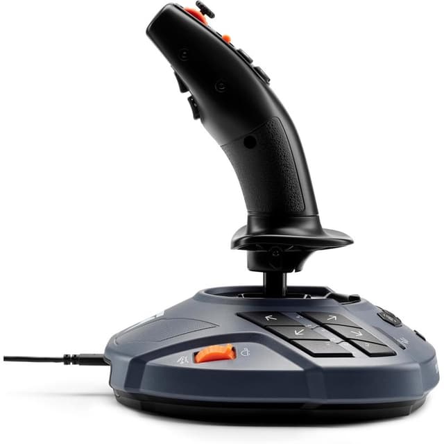 Detalle 2 de Thrustmaster SimTask FarmStick joystick H.E.A.R.T ambidiestro con 33 botones para PS5 y PC