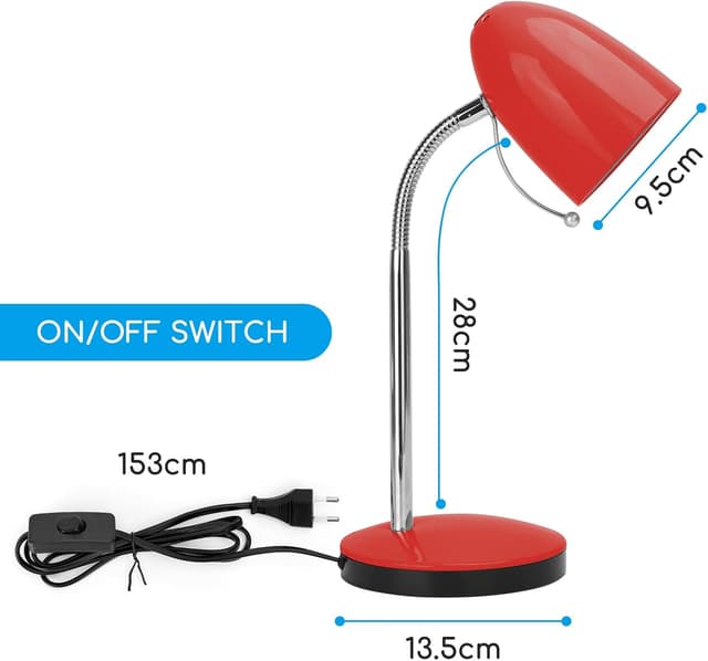 Thumbnail 2 de Aigostar Lámpara Escritorio Retro E27 153 cm