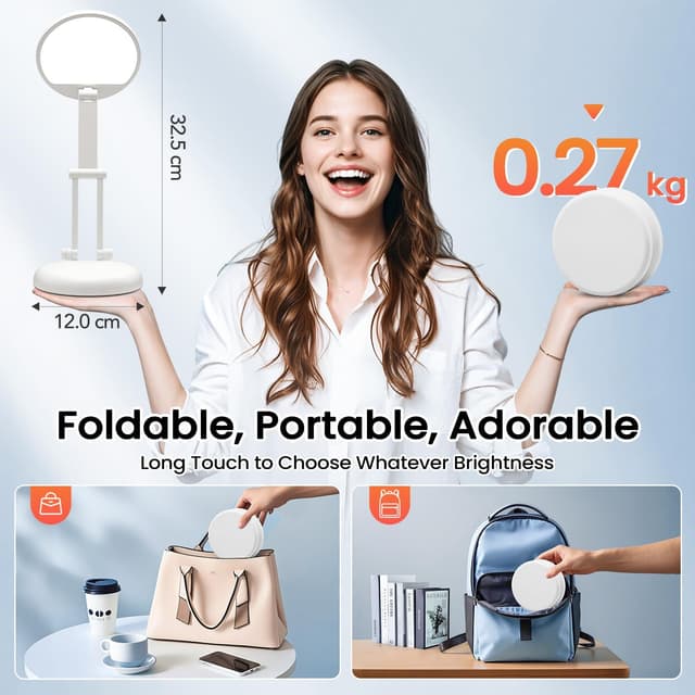 Detalle 2 de One Fire Tischlampe 9 Helligkeiten LED-Leselampe