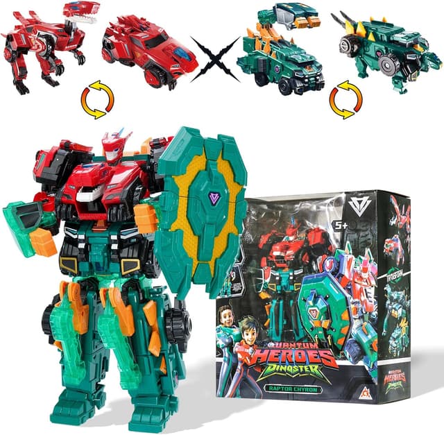 Imagen de Quantum Heroes DINOSTER robot transformable 11,02 pouces 🤖 en OfertitasTOP
