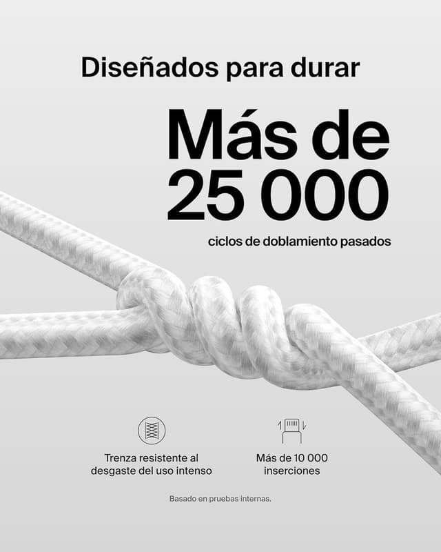 Thumbnail 2 de Belkin Paquete 2 Cables USB-C a USB-C 1,5 m 240 W