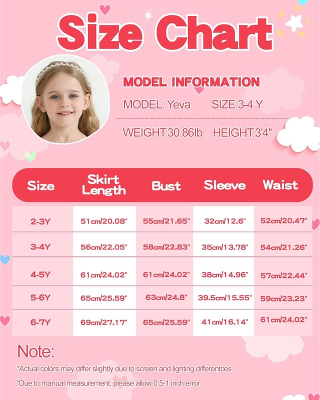 Thumbnail 6 de Hovershoes Kids Princess Tulle Dress (Sleeveless or Long Sleeve) for Flower Girls & Parties