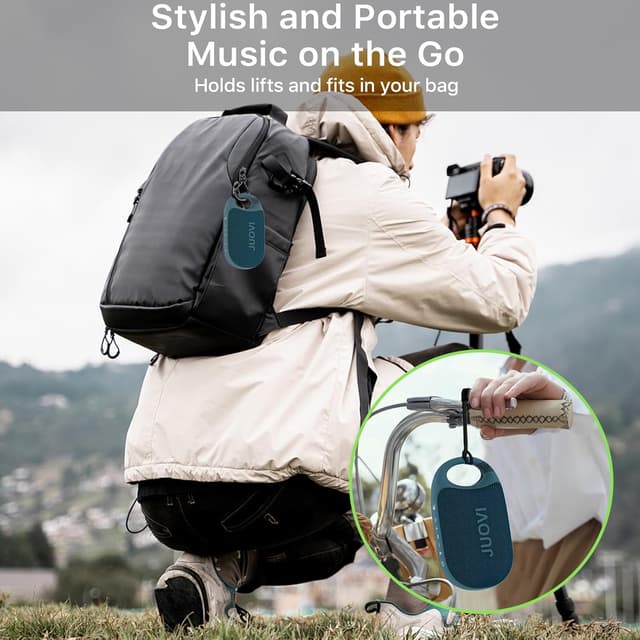 Detalle 2 de JUOVI J1 Cassa Bluetooth portatile mini 24 ore di autonomia