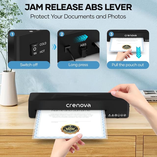 Thumbnail 5 de Crenova Laminator Machine A4 with 10 Sheets