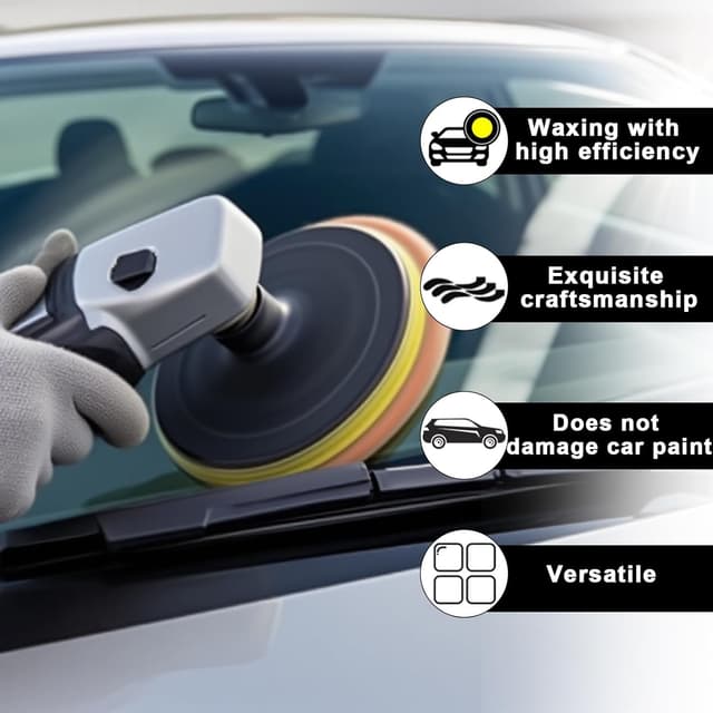 Detalle de 22-piece 3 inch Drill Polishing Pad Kit for Car Detailing (with M10 drill adapter)