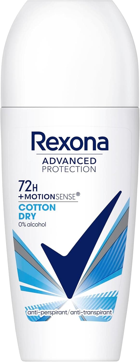 Thumbnail 1 de Rexona Advanced Protection Roll-On Mujer Cotton Dry 72h Pack 6