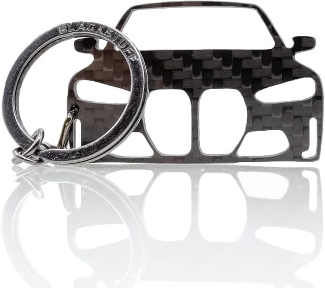 Detalle de BlackStuff Carbon Karbonfaser Schlüsselanhänger BS-999 (kompatibel mit M3 M4 G80–G82, 2020)
