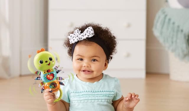 Detalle 2 de VTech Hochet à chenilles pour bébé 80-527804