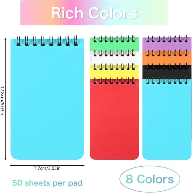 Detalle 2 de Svalor Mini Notebook 8 Pack 12.6cm x 7.6cm