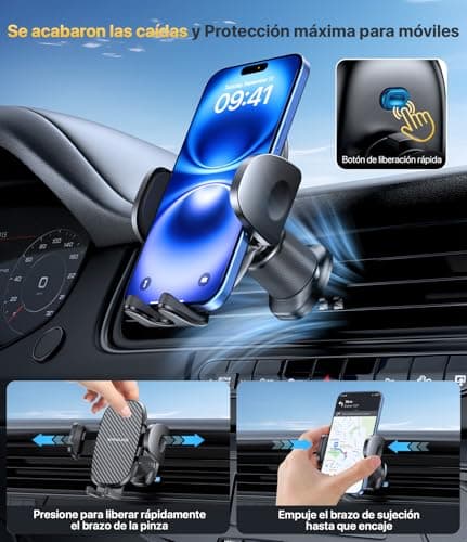 Thumbnail 4 de Miracase Soporte Coche Gancho 360°