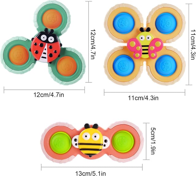 Thumbnail 1 de Vicloon Saugnapf-Kreiselspielzeug 3er Set