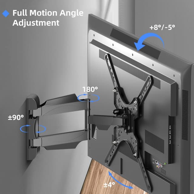 Detalle 2 de suptek MAFD-L400 support TV pivotant VESA 400