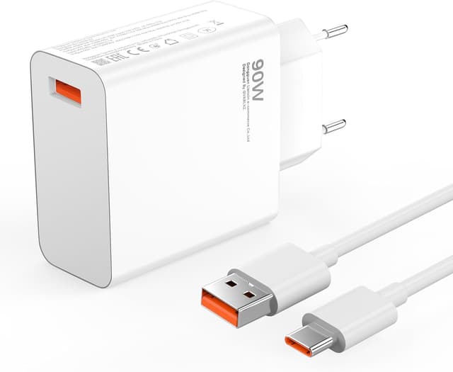Detalle de 90W USB C Ladegerät 1M für Xiaomi 15T Pro