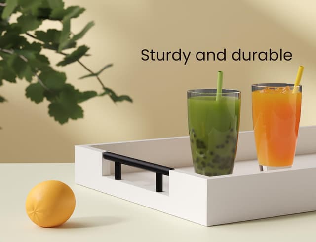 Detalle 1 de Fibogollo Bamboo Serving Tray Set 2