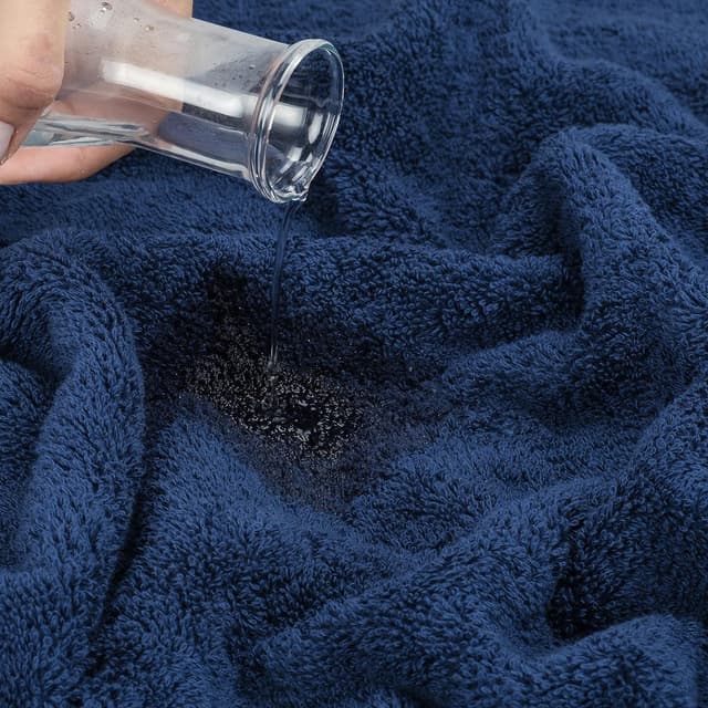 Thumbnail 5 de Cotton Paradise 6 Piece Towel Set 100% Cotton, Navy