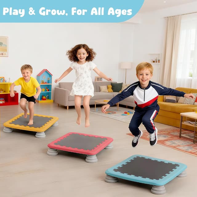 Thumbnail 4 de Mini Trampoline for Kids Indoor Rebounder